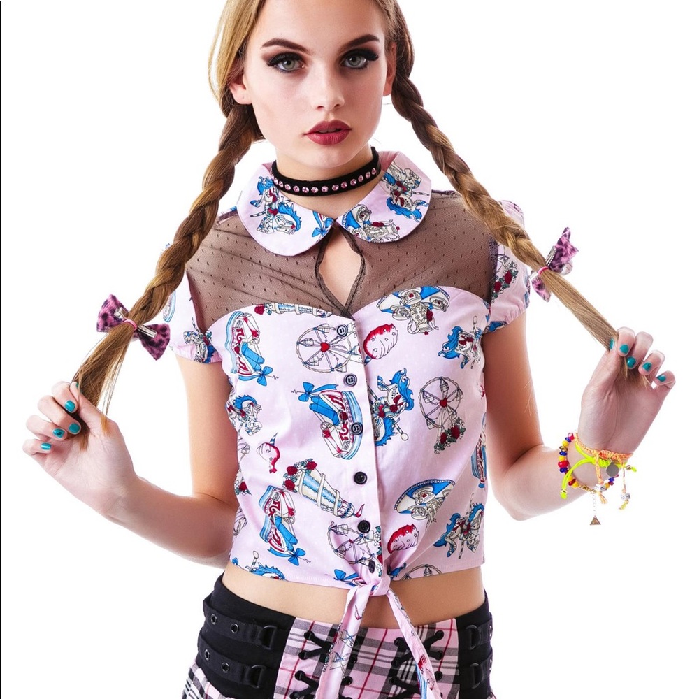 Hell bunny tie top from dolls kill